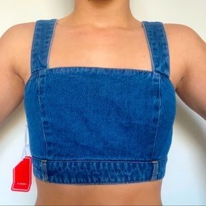 Denim Crop Top